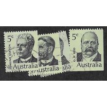 AUS 1969 (SET) 'PRIME MINISTERS ' (4v) FINE USED (EBID52-023)