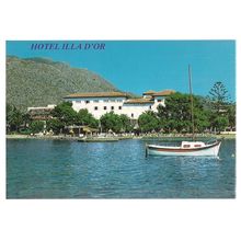HOTEL ILLA D'OR, PUERTO DE POLLENSA, MALLORCA, SPAIN. unused postcard #