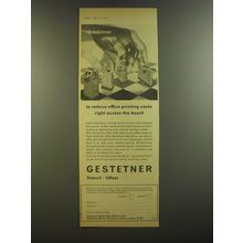 1964 Gestetner stencil and offset duplicating machines Advertisement
