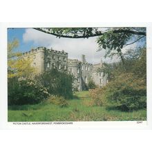 Picton Castle Haverfordwest Postcard Pembrokeshire Modern