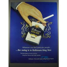 1967 Rothmans King Size Cigarettes Advertisement - find particular people