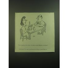1945 General Mills Wheaties Cereal Ad - Virgil Partch Cartoon - Not Hurt