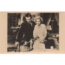 Marlene Dietrich & Cary Grant Dutch Film Movie Old Postcard