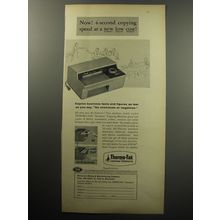 1957 3M Thermo-Fax Secretary Copying Machine Ad - Now 4-second copying speed
