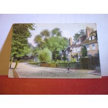 NORTH END ROAD, HAMPSTEAD, LONDON used antique postcard 1909 pm =