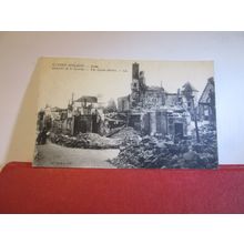 WW1, 1914/15 THE LICORN DISRTRICT, GUERRE FRANCE used antique postcard 1915 pm=