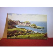 THE HARBOUR, ILFRACOMBE, DEVON by Brian Gerald unused postcard by Valentine. =