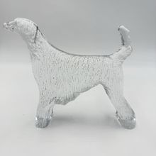 Vintage Kosta Boda glass Afghan dog Bertil Vallien’s Kennel series paperweight