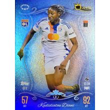 2024-25 TOPPS MATCH ATTAX QUEENS OF EUROPE KADIDIATOU DIANI LYON #QE12 CARD