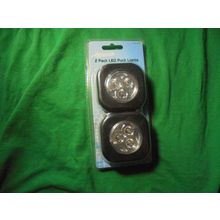 Set of Two LED PUCK LIGHTS!! MINT!! $10.00 obo! This packet is still Sealed and