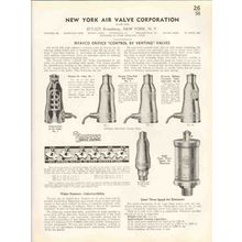 new york air valve corp 1938 nyavco orifice control vintage catalog