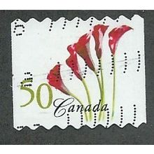CAN 2004 50c (S/A) 'FLOWERS'- ( 1ST SERIES) FINE USED (EBID49-158)