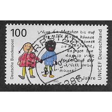 GER 1993 100pf '40TH ANN OF GERMAN U.N CHILDRENS FUND' FINE USED (EBID62-960)