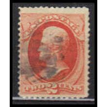 Used 183 2c Andrew Jackson Barely Clears RA0225