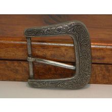 Pre-Owned Women’s Engraved Paisley Design Belt Buckle