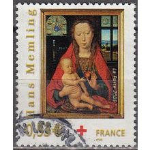 France 2005 Michel 4000 O Cote (2008) 1.40 € Vierge à l'enfant Hans Memling