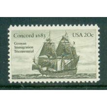 2040 20c Concord Fine MNH MA1973