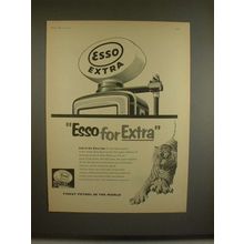 1959 Esso Extra Petrol Gas Ad - Esso for Extra!