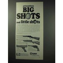 1964 Crosman Ad - Model 166, 400, 600 and 38 Guns