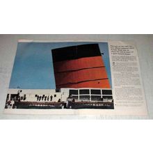 1964 Cunard Cruise Ad - Four Offices Scattered Europe