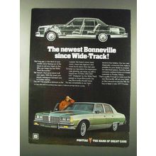 1977 Pontiac Bonneville Ad - Newest Since Wide-Track