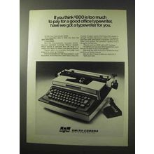 1977 SCM Smith-Corona Coronamatic 8000 Typewriter Ad