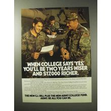 1986 U.S. Army Ad - You'll Be Two Years Wiser