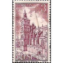 SPAIN, Astorga Cathedral, blue 1971, 5 Ptas