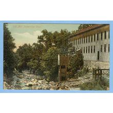 CT Waterville Old Mill View Of Old Mill w/Tree Lined Small River Bed~710