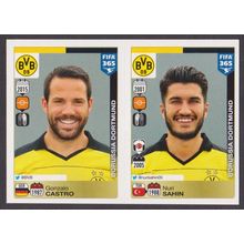 Panini Stickers - 2016 FIFA 365 #502 (502 - 506) Castro - Sahin (Dortmund)