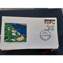 Australia 1988 expo ingleburn postmark FDC