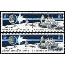 1435a, MNH 8¢ Black & Yellow Colors Shifted Up Freak Error - Stuart Katz