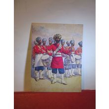 45th RATTRAY'S SIKHS, by A C Lovett postcard National Army Museum =