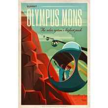 Olympus Vintage Travel 75 Poster Canvas Movie Film Print A0 A1 A2 A3 A4 A5 A6 Ar