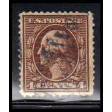 Used 377 4c George Washington Barely Clears K2867