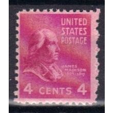 808 4c James Madison Barely Clears MNH B0097