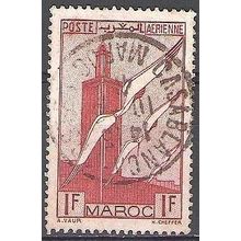 Maroc 1939 Michel 177A O Cote (2005) 0.30 € Minaret de Chella Cachet rond