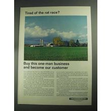 1968 American Cyanamid Ad - Tired of the Rat Race?