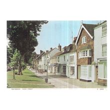 HIGH STREET, TENTERDEN, KENT unused vintage postcard by Judges =
