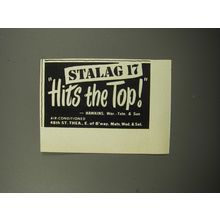 1951 Stalag 17 Play Ad - Stalag 17 Hits the Top! -Hawkins. Wor.-tele & Sun