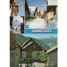Grangesises Italy Ski Skiing Resort 2x Postcard s