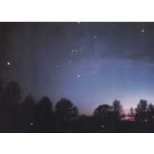 Orion Sirius Aldebaran Star London Planetarium 1970s Astronomy Postcard