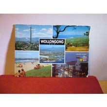 multiview, WOLLONGONG, NEW SOUTH WALES, AUSTRALIA used postcard. =