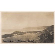 View From Wilderness Hotel Window South Africa Private Old Postcard