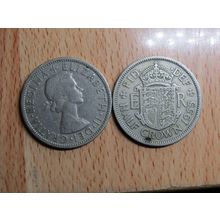 GB 1955 Elizabeth II Half Crown Coin
