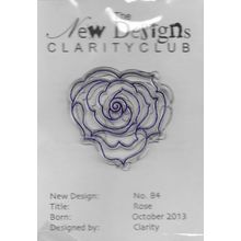 Claritystamp. Rose Stamp. Stamping Cardmaking Scrapbooking Crafts