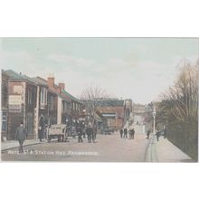 Very Animated Wote Street & bStation Hill Basingstoke Hampshire (QHAM526)