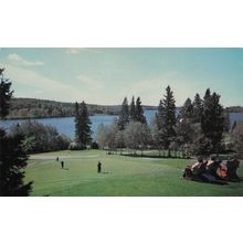 Golfers Putting For Birdie Clear Lake Manitoba Canada 1970s Postcard