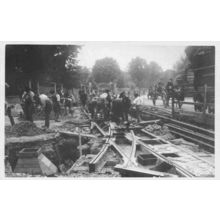 Railway Repair Victorian Brixton London Postcard