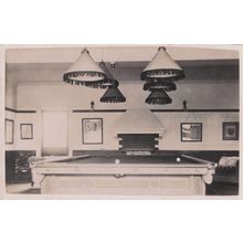 Billiards Table Oakleigh House Edgeware Middlesex Old Postcard